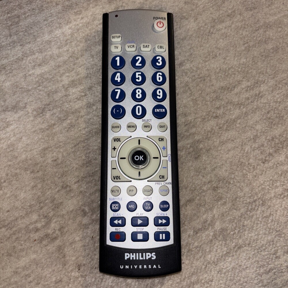Philips SRU3004WM/17 Universal Remote Control Tested & Working